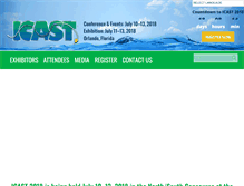 Tablet Screenshot of icastfishing.org